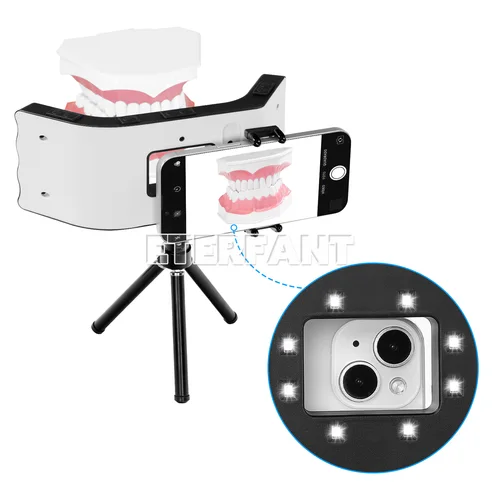 Imagen 2 del producto ETERFANT Dental Suplementario Oral LED Luz de relleno Flash Fotografía Herramientas Equipo 3 modelos