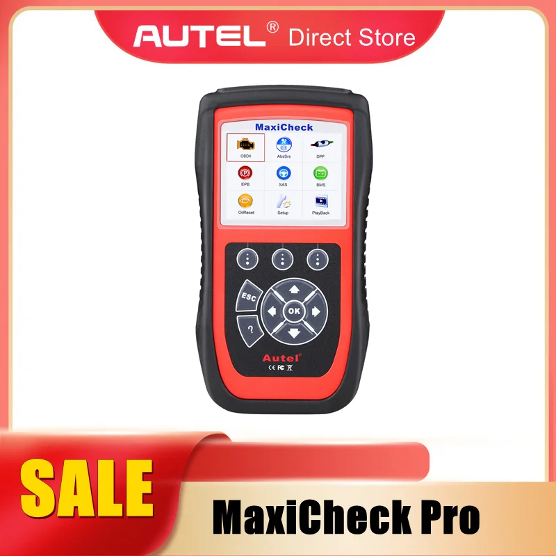 Autel MaxiCheck Pro (Including EPB/ ABS/ SRS/ SAS/ BMS/ DPF) Special Services Diagnostic Scanner Lifetime Free Update