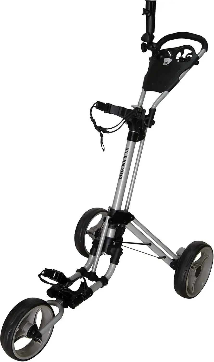 

3 Wheel Push Pull Golf CART - Foot Brake - ONE Second to Open & Close!