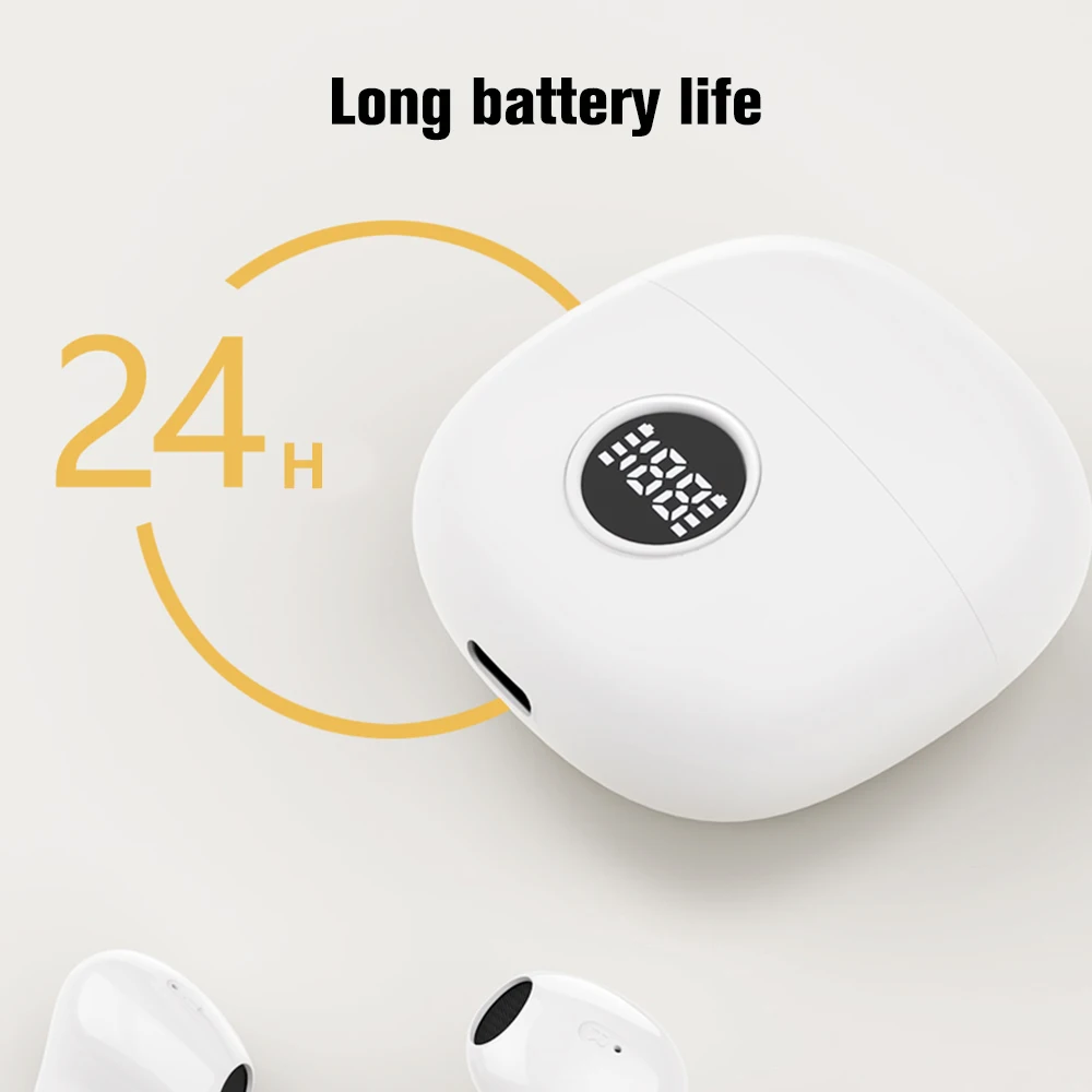 VTIN T88 Bluetooth V5.3 Sports True Wireless Earbuds Water Drop Shaped In-Ear Touch Control Earbuds with Super Long Standby Time