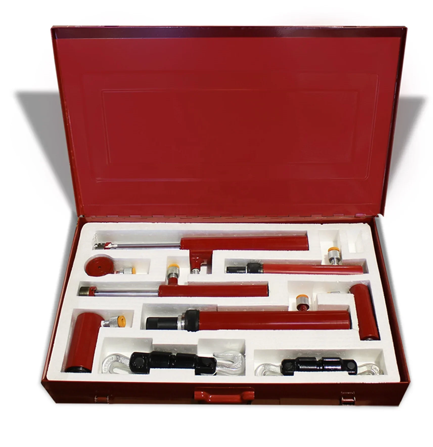 

2025/7pcs Hydraulic pull back ram cylinder kit for push body and frame repair