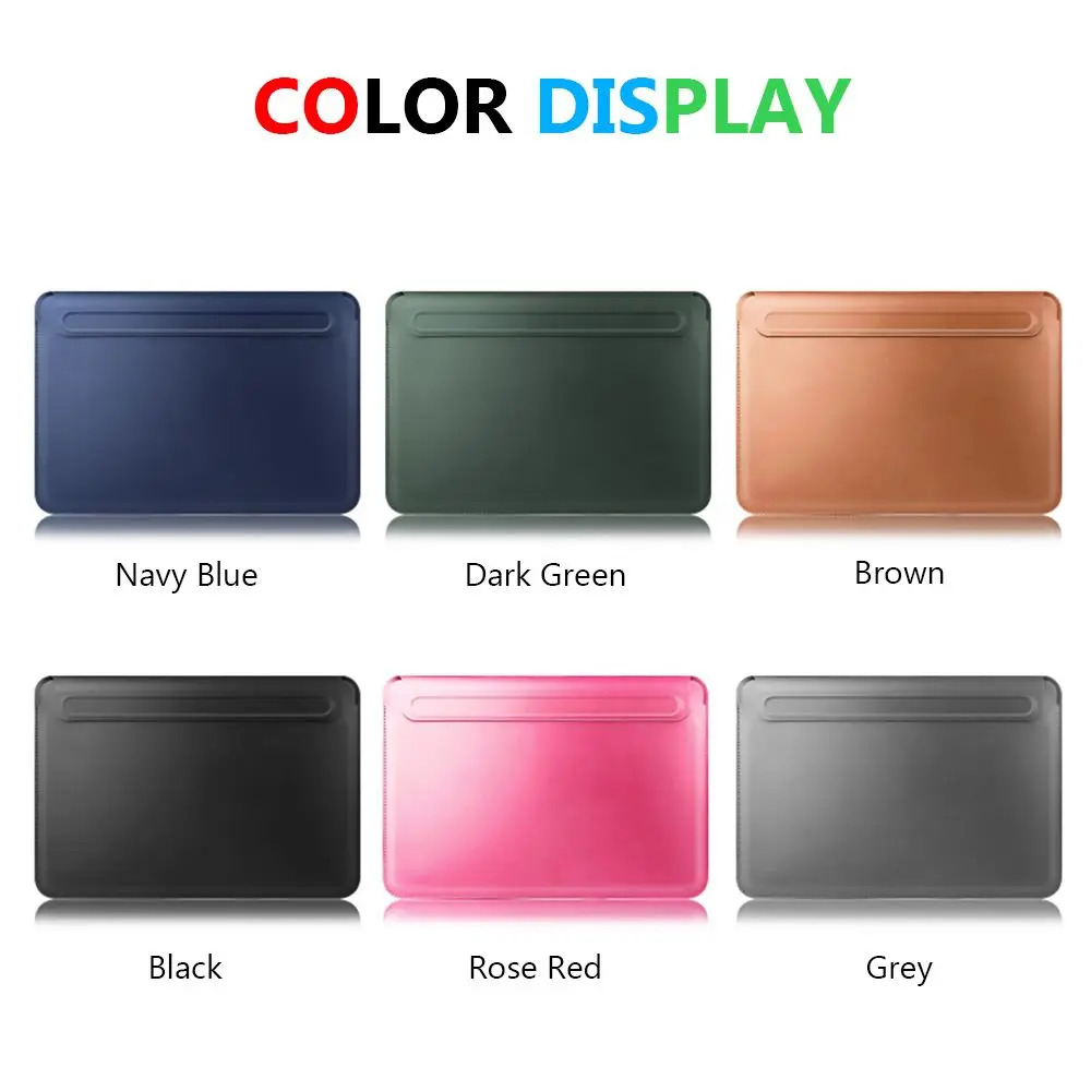 Funda magnética profesional para ordenador portátil, funda Ultrabook de cuero PU para Macbook Air M1 Pro, 11, 13 y 15 pulgadas