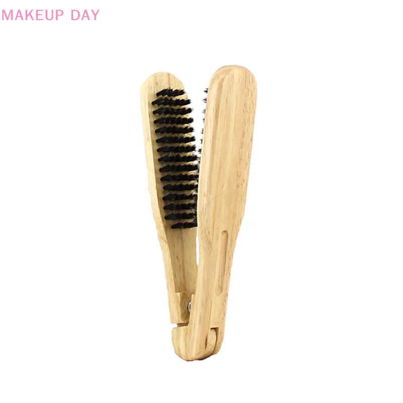 Ingrid Splint Comb Bristle Straightener Hair Salon Wood Straightener Hair Styling V-plate Comb