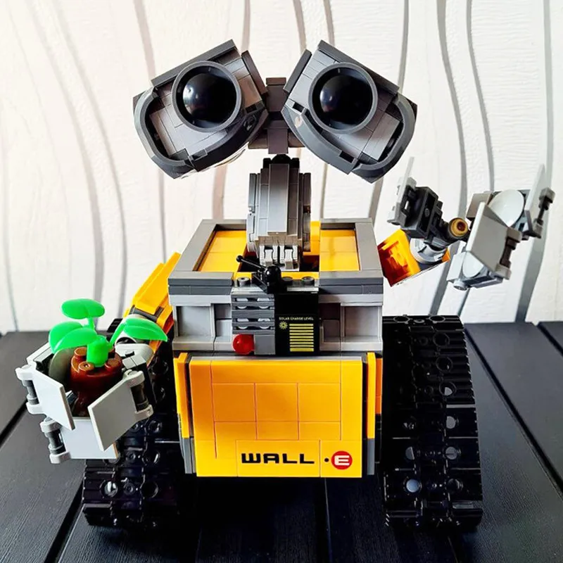 

Hot selling 687 pieces of creative wall E robot MOC building blocks+21303+DIY model home decoration gift toys+suitable for child