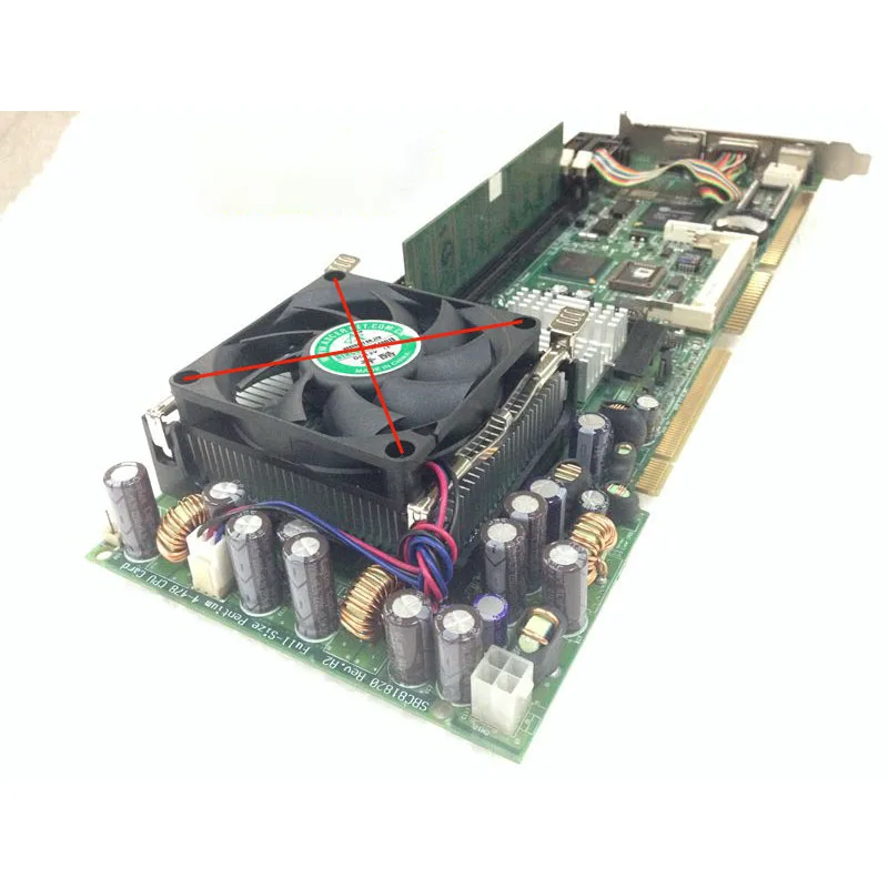 For Axiomtek Single Network Port Industrial Computer Motherboard SBC81820 REV:A2