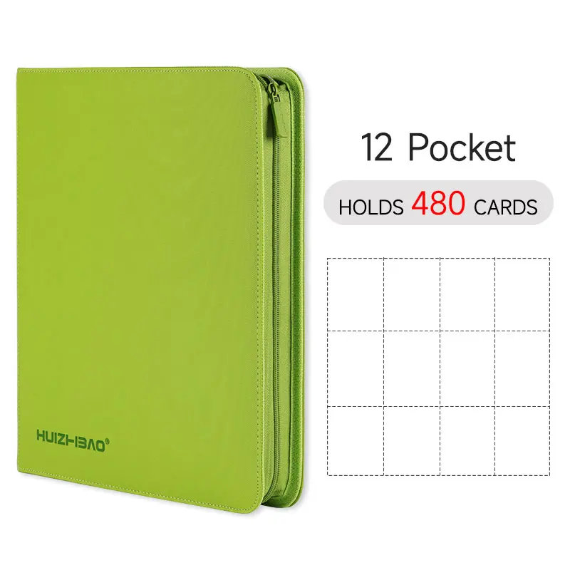 9/12 Pocket Rits Card Binder, Trading card album, Duurzame Side Loading Card voor mtg tcg voor pokemon voor yugioh voor voetbal