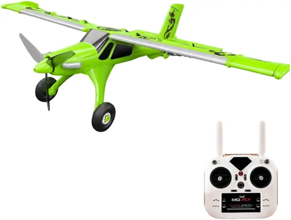 RC Fixed Wing Plane 1/22 Scale 510 Mm Brushless STOL Aircraft RTF 6G Stable 3D Stunt Mode for Skill-Building Flights
