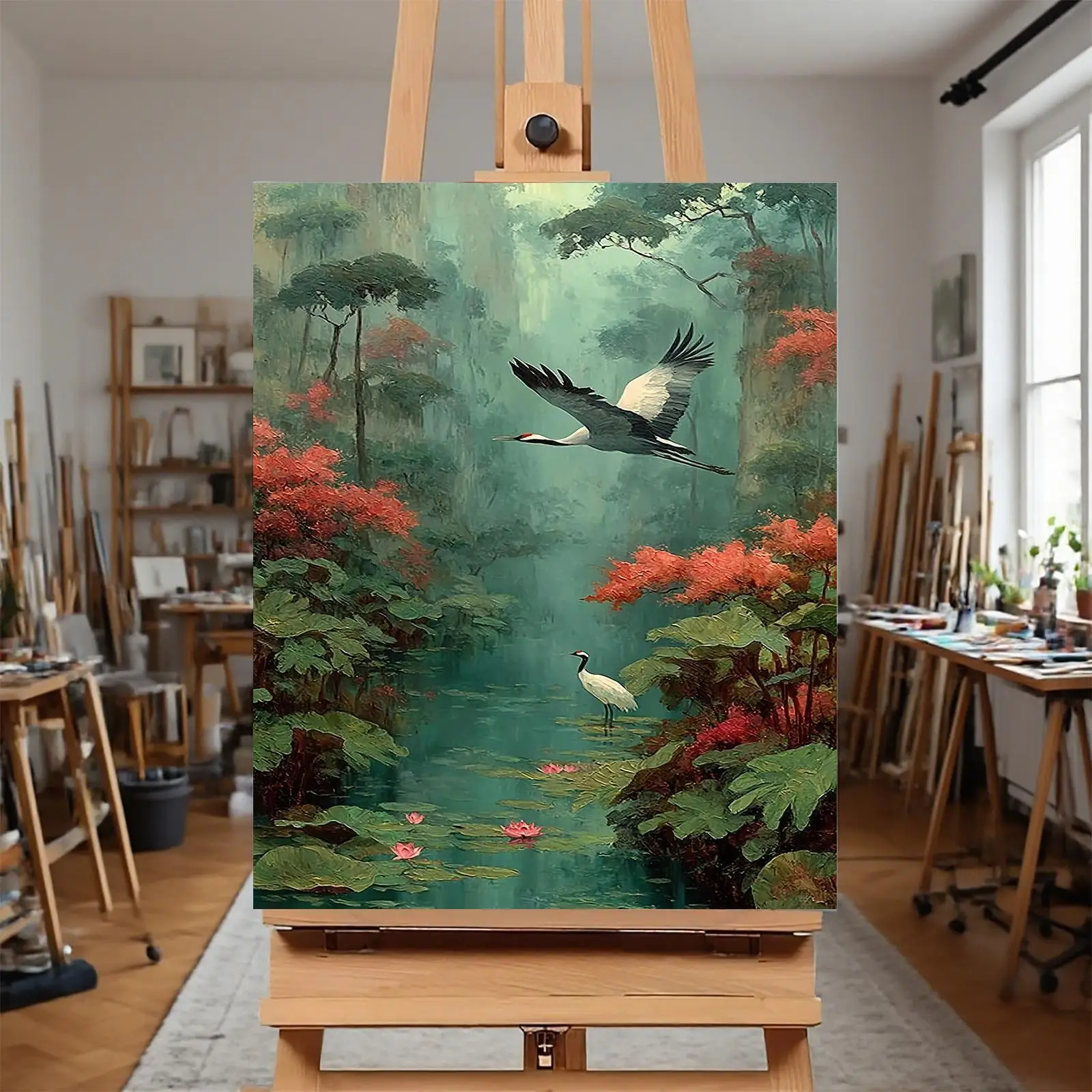 Professional Art Use: A Frameless DIY Digital Oil Painting Kit, 