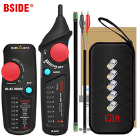 BSIDE Network Cable Tracker Wire Tester FWT82/81 Professional RJ45 RJ11 Telephone Toner Ethernet LAN Tracer Detector Line Finder