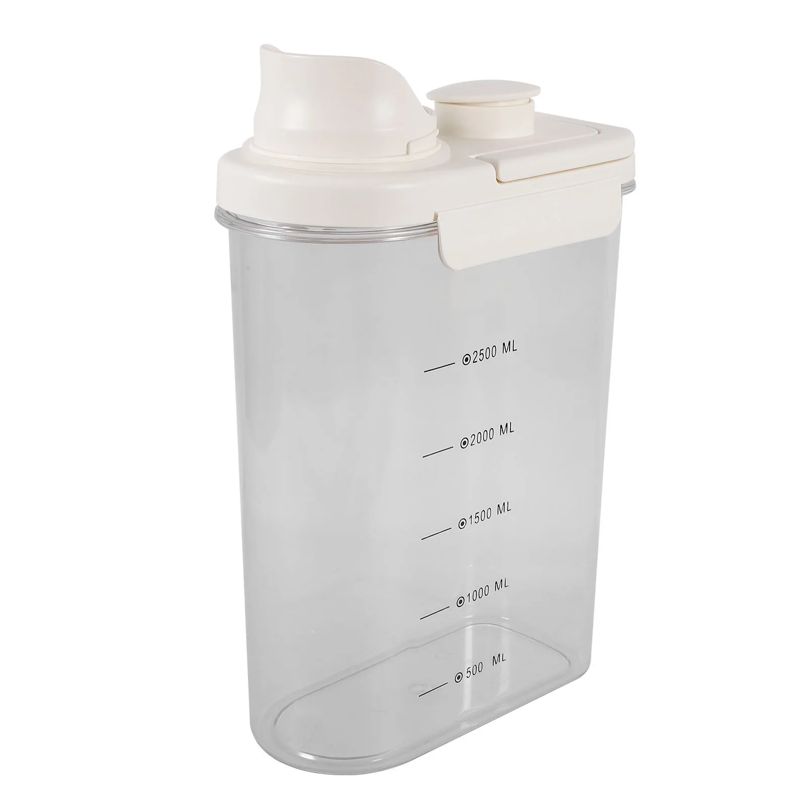 

Cereal Container Flour Rice Bin Kitchen Canister Food Grain Storage Dispensers Airtight Clear Breakfast