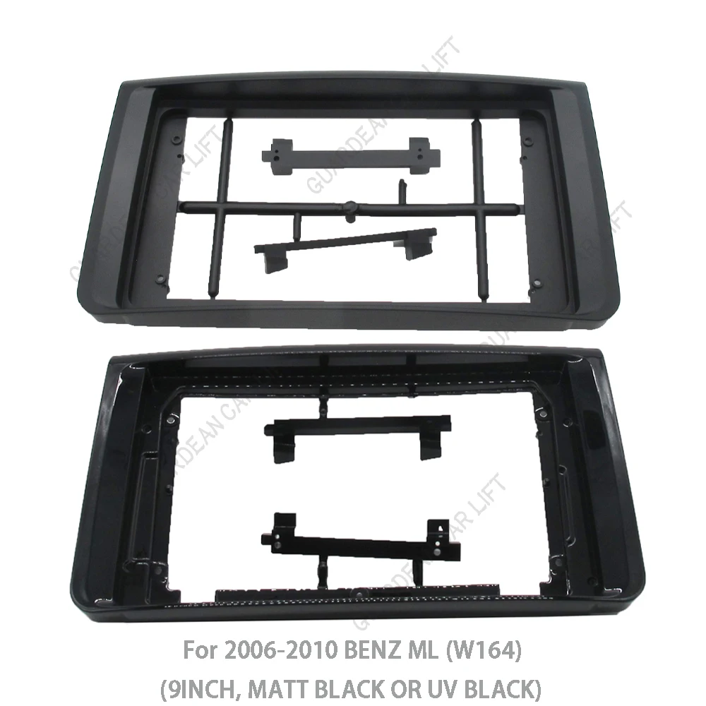 

9 Inch Android Car Radio Fascias For 2006-2010 BENZ ML Stereo Player 2DIN Head Unit Dash Frame Panel Installation Trim