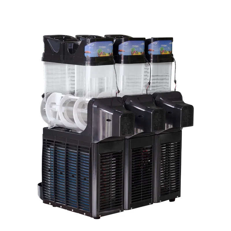 

Multifunctional Single and Double Cylinder Cold Drink Snow Smoothie Machine Juice Slush Machine Three Cylinders Commercial Snow