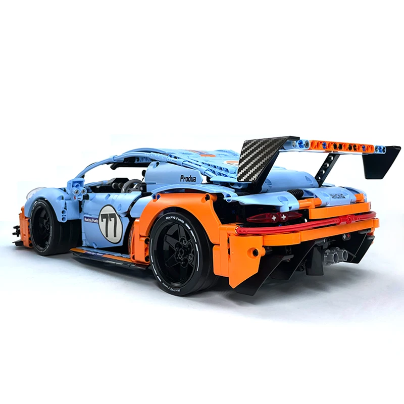 MOC 66624 1:10 Technical Super Sports Racing  Car GT3 Model Building Blocks Bricks Puzzle Assembly Children Toys Christmas Gifts