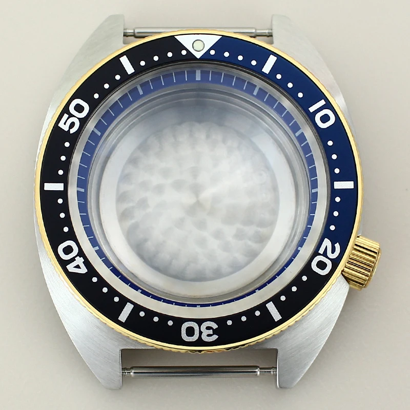 ゴールド/シルバーゴールド 41mm腕時計ケース ステンレススチール製 NH35改造用 アバロン貝殻 NH36 NH34 NH70ムーブメント 28.5mm文字盤 サファイアクリスタル付き