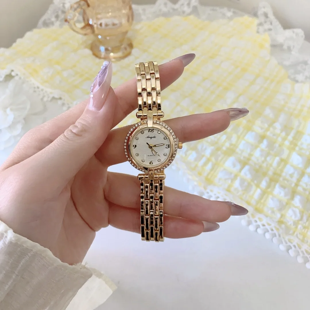 แฟชั่นผู้หญิงหรูหรานาฬิกาสุภาพสตรีนาฬิกาสําหรับสร้อยข้อมือ Montre Femme นาฬิกาข้อมือหญิงนาฬิกาผู้หญิง Relojes