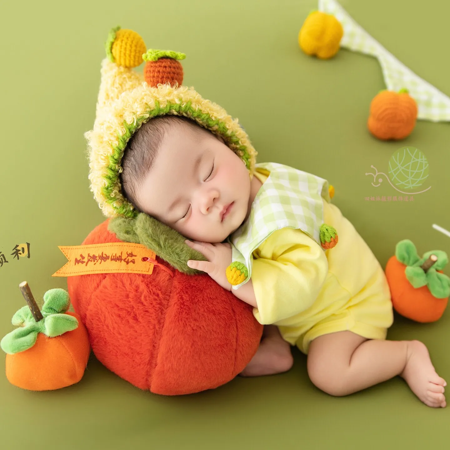 

Studio Newborn Photography Theme Full Moon Baby Photography Clothing реквизит ньюборн تذكارات للرضع 신생아촬영