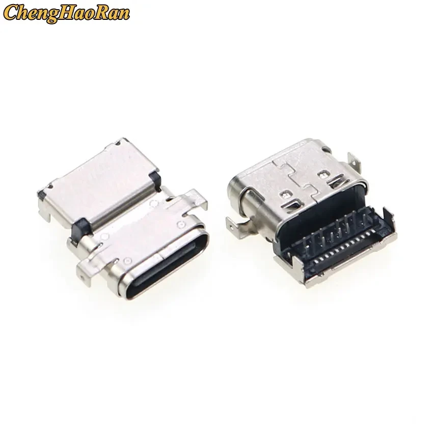 ChegnHaoRan 2 Stück für ASUS C423N C423NA USB C USB3.1 Typ-C USB-Ladeanschluss DC-Stromanschluss 24P Buchse USB – Detail 4