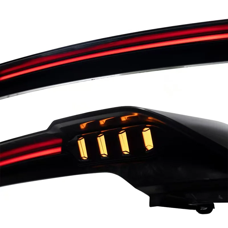For 20-25 Land Rover Defender tail wing modification with mechanical LED driving lights and directional warning lights