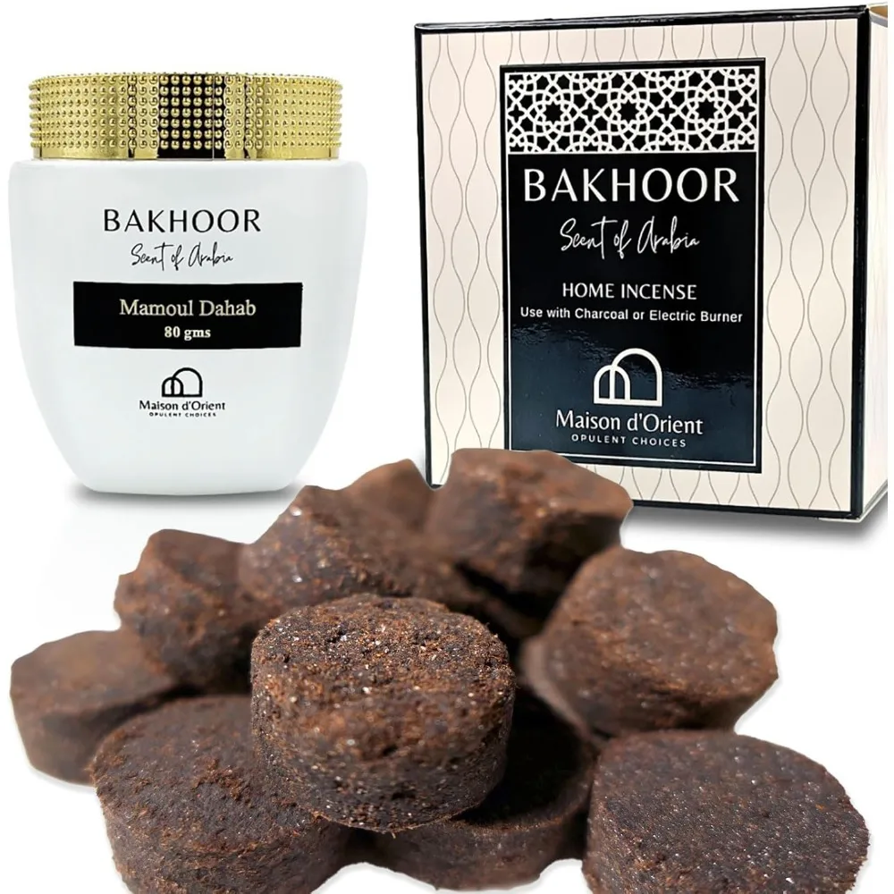 

Oud Scented Incense Tablets for Meditation Relaxation and Home Fragrance Use with Charcoal or Electric Burner