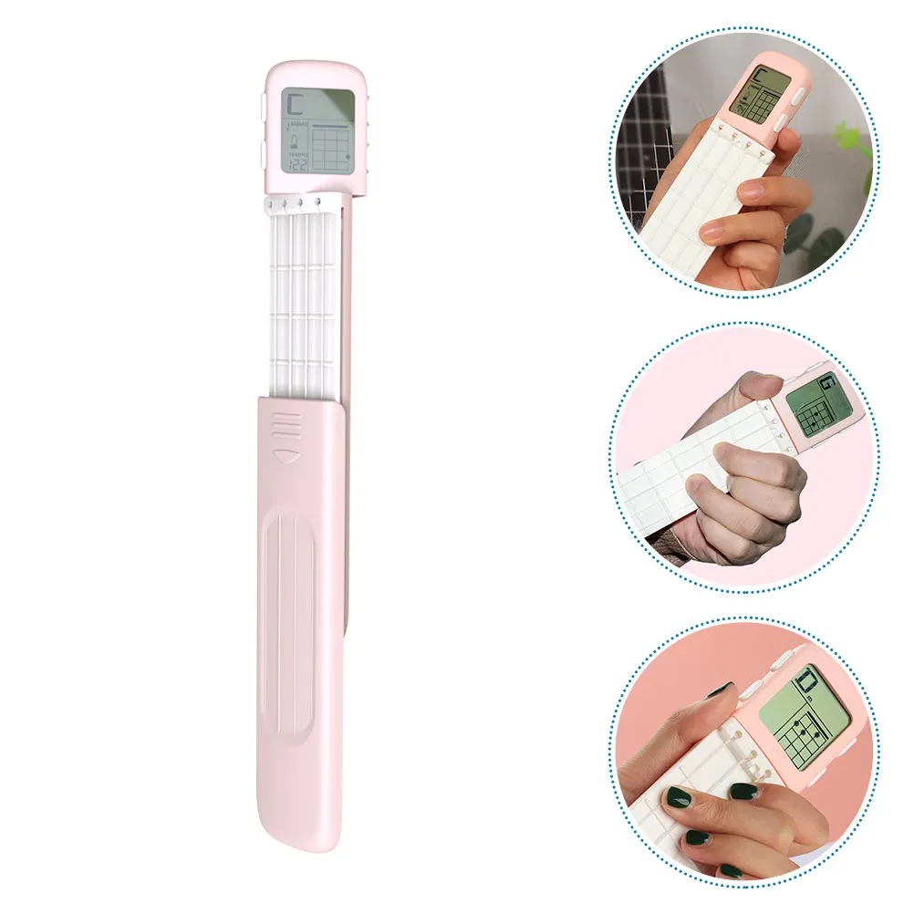

Ukulele Practicer Guitar Virtuoso Chord Presser Pocket Tool for Beginners Abs Aid Chords Trainer Travel