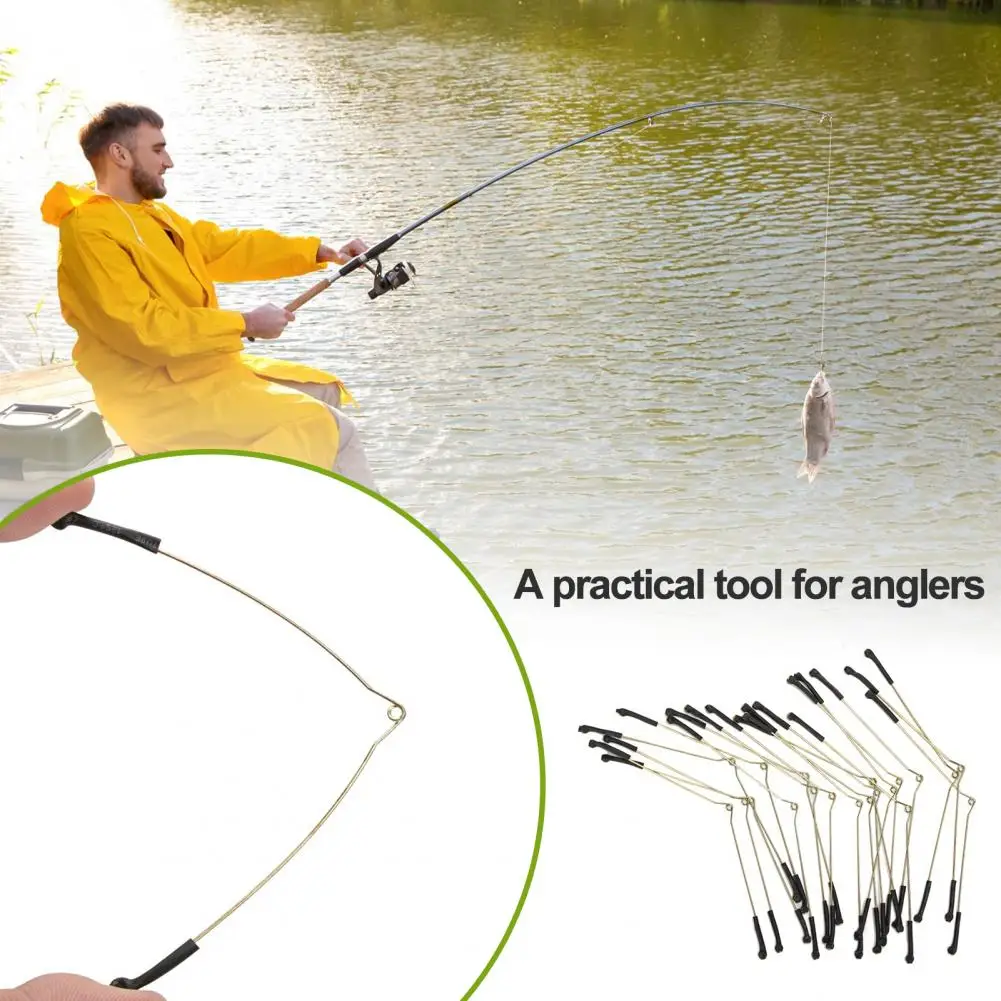 

Double Hooks Rustproof Fishing Line Splitters Mini Size Corrosion Resistant Swivel Tool Easy to Carry Fishing Accessory