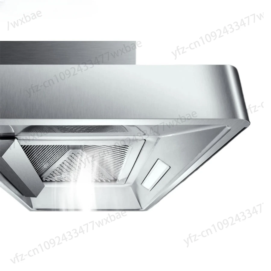 Exhaust Hood Kitchen De-Exhaust Top Suction Range Hood Large Suction 38m³ Range Hood Household Stainless Steel