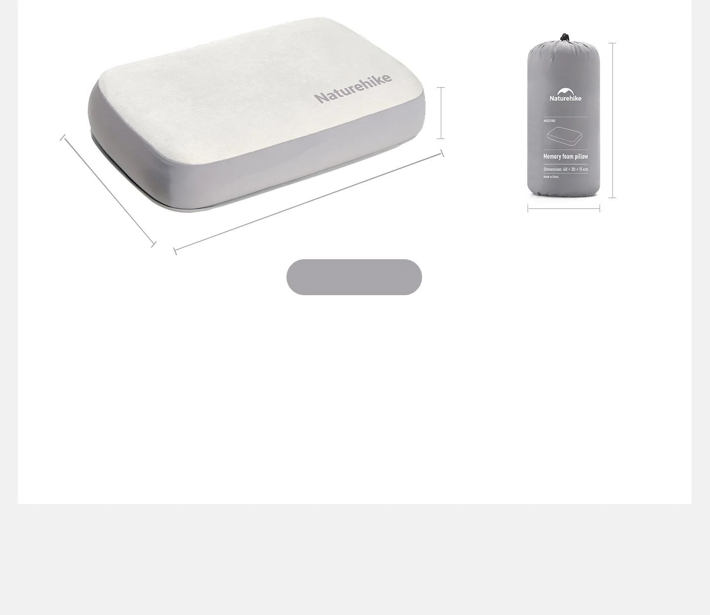 Naturehike 2026 Neues Upgrade Doppelseitiges Hochelastisches Ergonomisches Nackenstützkissen für Reisen 4-Jahreszeiten Antihaft-Campingkissen – Detail 14