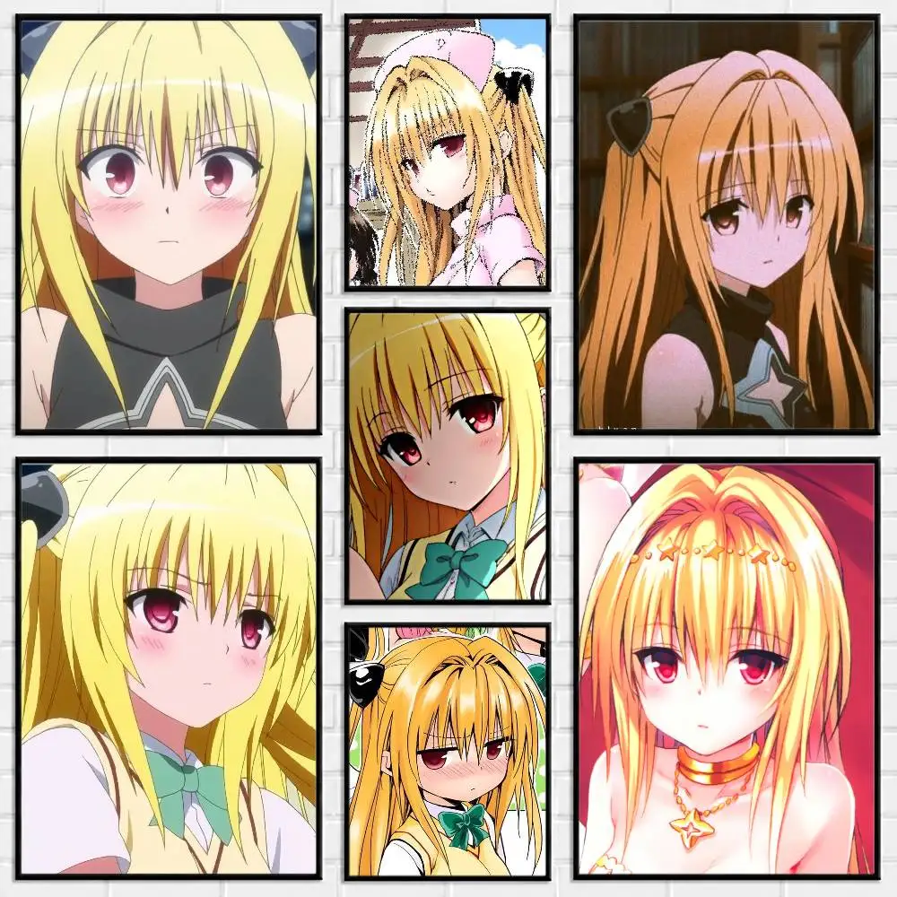 Póster de Yami de To Love Ru Golden Darkness, Arte de Pared Versátil, Impermeable, Autoadhesivo, Decoración para Cualquier Espacio, Regalo Ideal