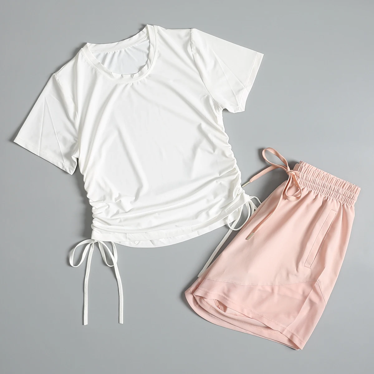 

Summer quick-drying morning jogging suit for women loose thin Pilates yoga exercise fashion professional sports fitness suit