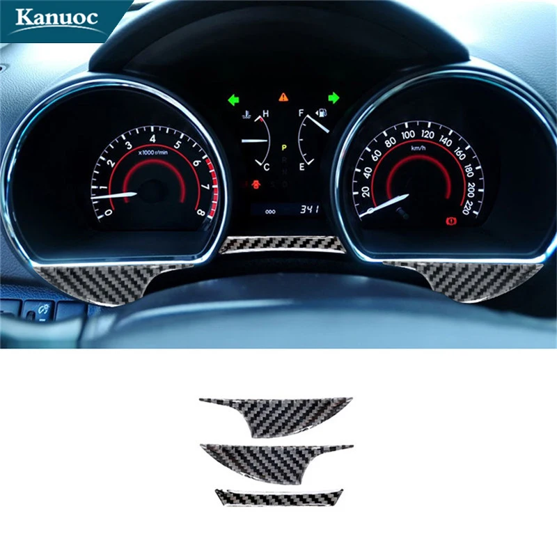 

For Toyota Highlander 2008 2009 2010 2011 2012 2013 Car Interior Accessories Carbon Fiber Instrument Panel Decorative Stickers