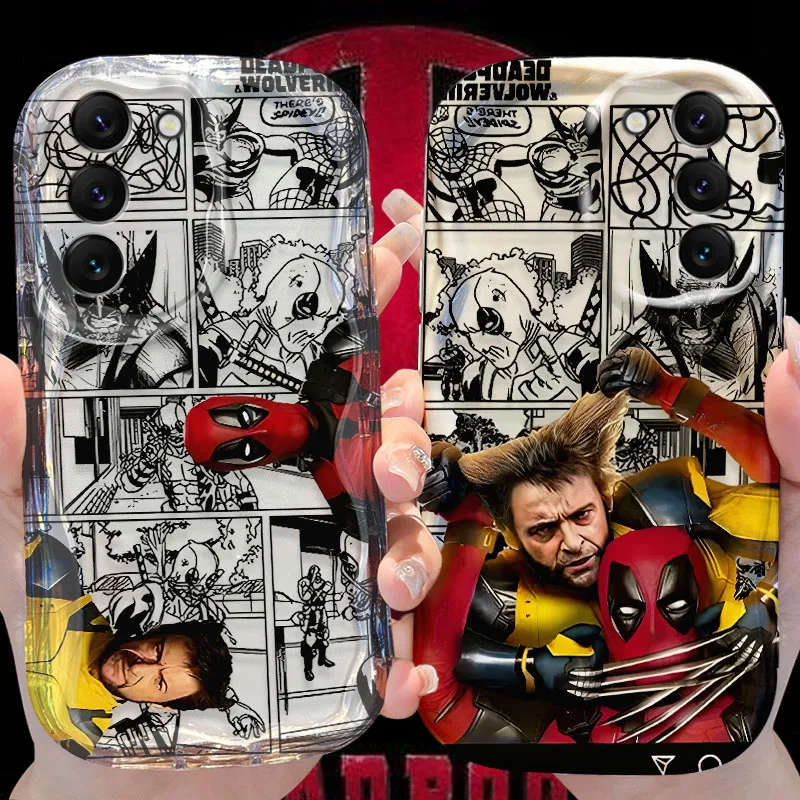 Marvel Deadpool Case for Samsung Galaxy A33 A32 A31 A30 A20 A24 A23 A22 A21S A20S A14 A13 A12 5G A10S A04E A04 4G A03 Core Cover