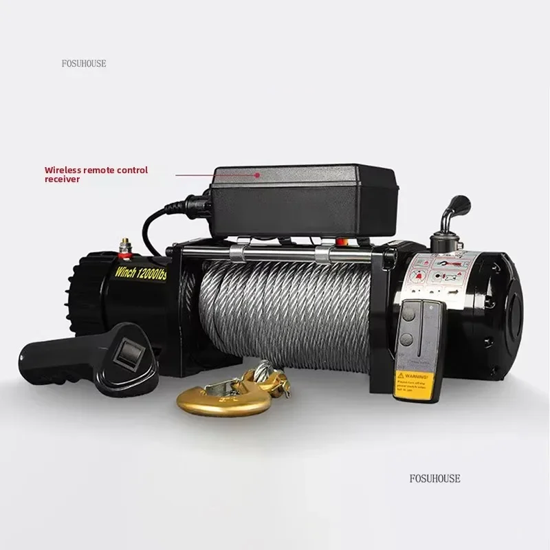 verricelli-elettrici-12v-24v-per-veicoli-fuoristrada-verricello-di-autosalvataggio-sollevatore-elettrico-gru-commerciale-compatta-montata-su-veicolo