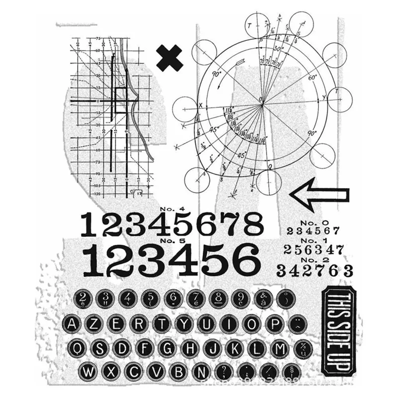 

NEW-Clear Stamp For Card Making Patterns Valentine's Day Christmas Holiday Cards And DIY Scrapbook Journaling