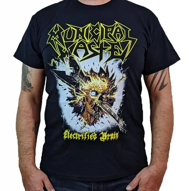 MUNICIPAL WASTE Electrified Brain Men's T Shirt