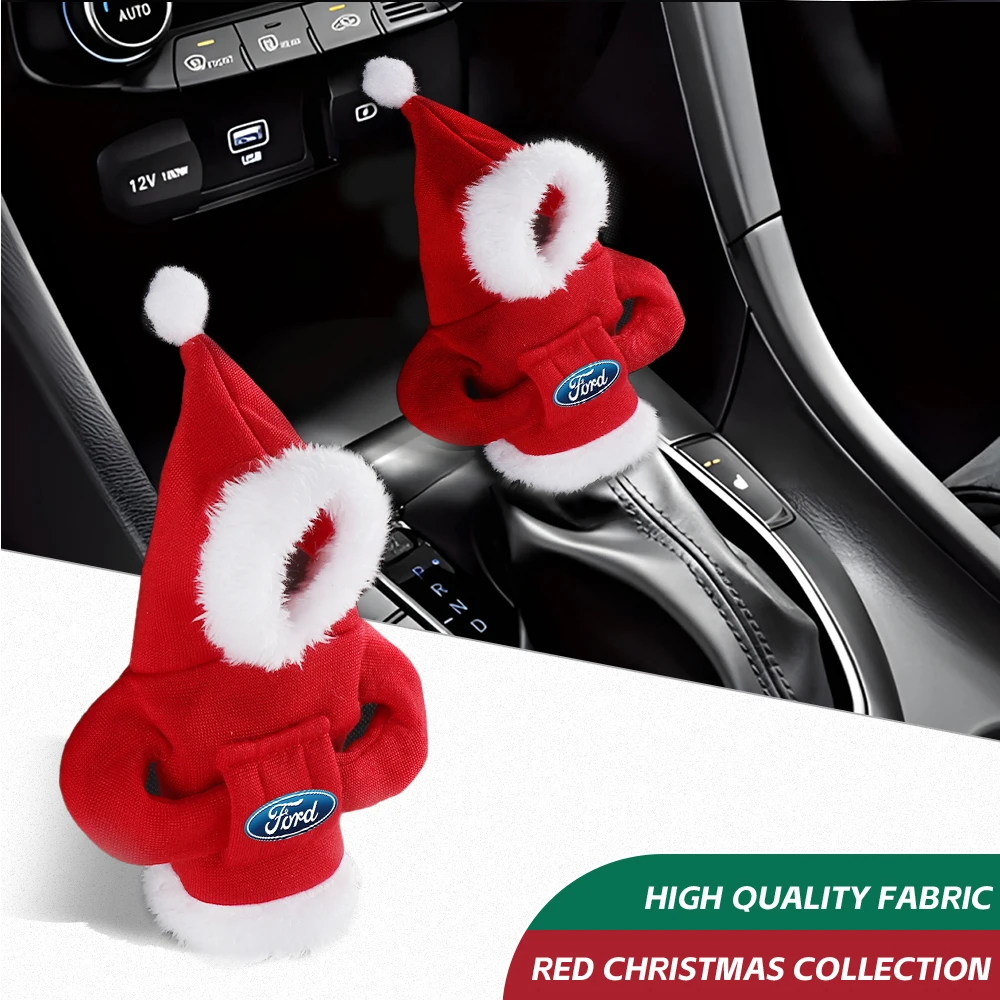 

Car Gear Lever Shift Cover Shift Sweatshirt Hoodie Christmas Decor For Ford Fiesta STRACING Focus Mondeo Mustang Ranger Transit