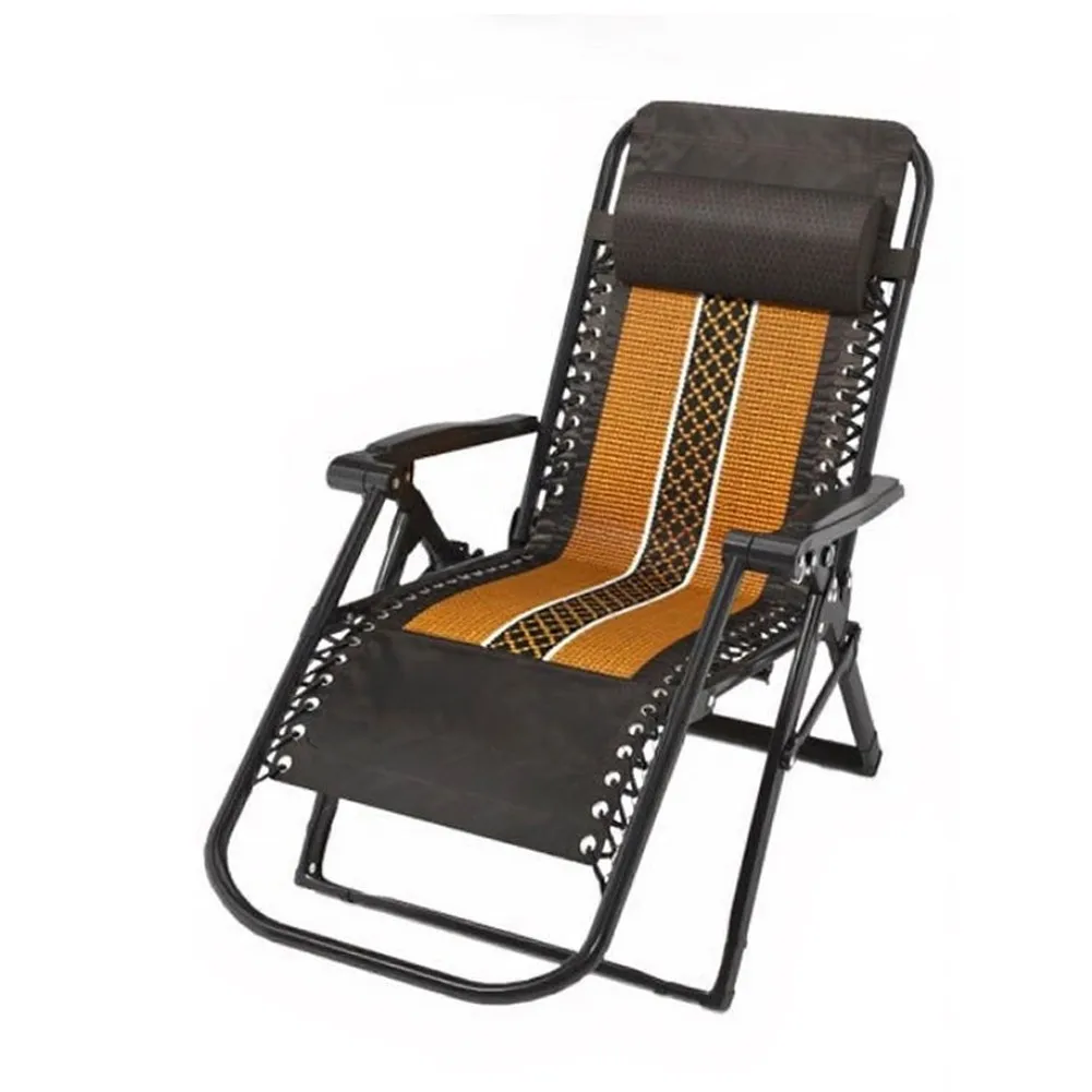 Outdoor Folding Lounger Replacement Fabric 160x43cm Ice Silk Material for Beach Chairs Includes Four Rope Sets and Screw