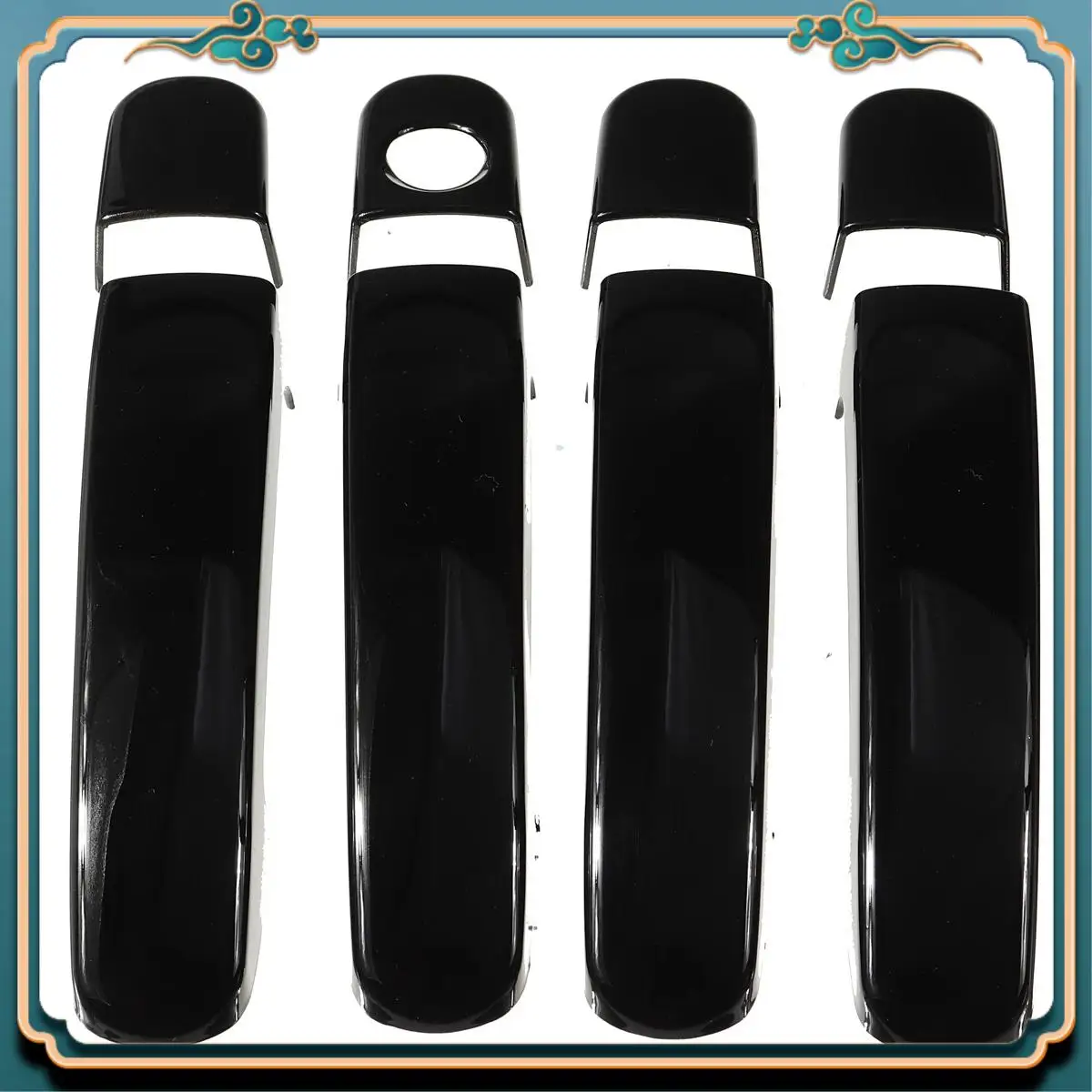 

Latest 8 PCS/SET Car ABS Glossy Black 4 Door Handle Covers For Ford Focus Escape Kuga Ranger 2013 2014 2015 2016 2017 2018