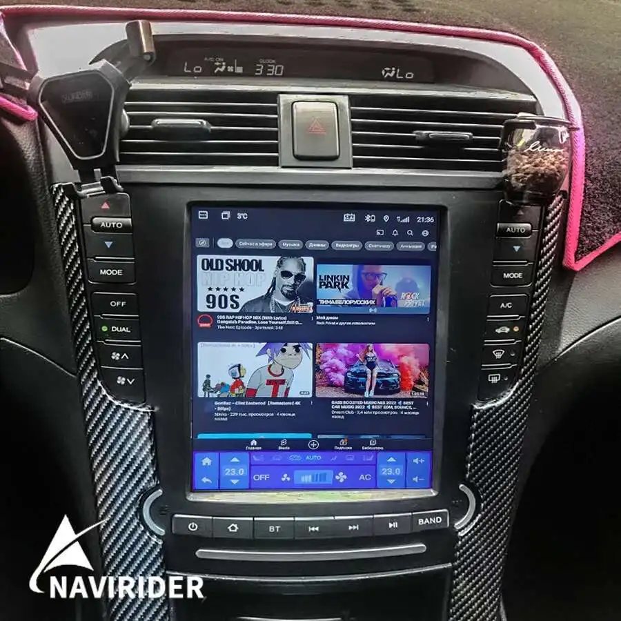 Radio Multimedia con Pantalla Táctil Android 15 para Acura TL 2004 2005 2006 2007 2008, Estéreo para Auto, GPS, Navegación, Carplay, Unidad Principal