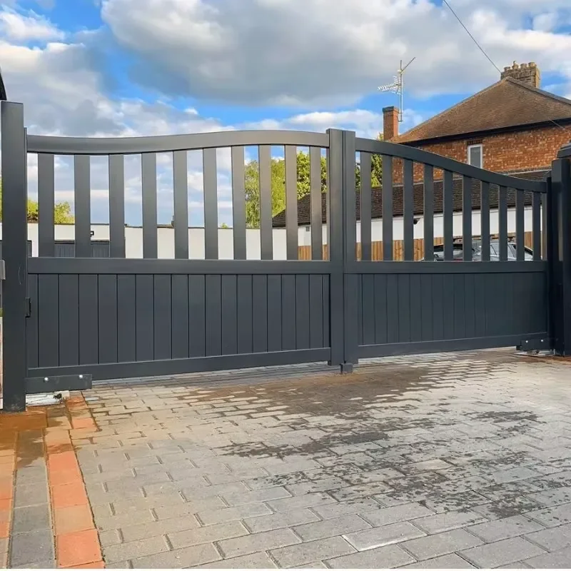 Modern Aluminum Louvre Privacy Fence Panel with Easy Installation Water & UV Protected Rust Resistant for Outdoor Garden