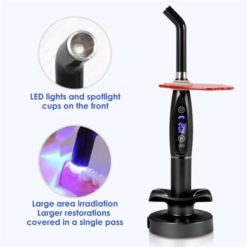 New Upgraded Dental Curing Tools and Immediate Repair,Easy to Carry and Charge,US Plug