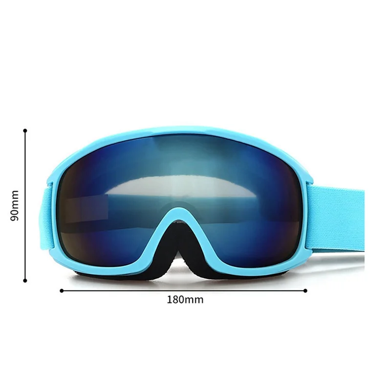 NALFI-Double-Layer Anti-Fog Ski Goggles Myopia Adult Snow Goggles With Spherical Lens For Adults, Skiing And Mountaineering Gear