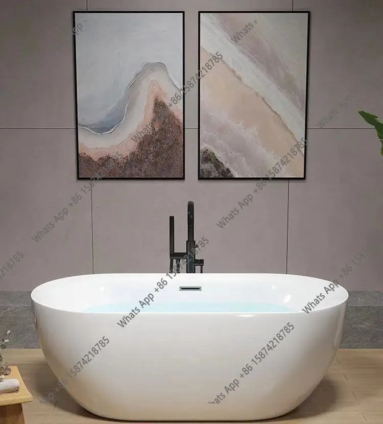 O Round Acrylic Bathtub Tub Higher Bath Tub Hotel Bathroom Customized Round Shaped Free Standing