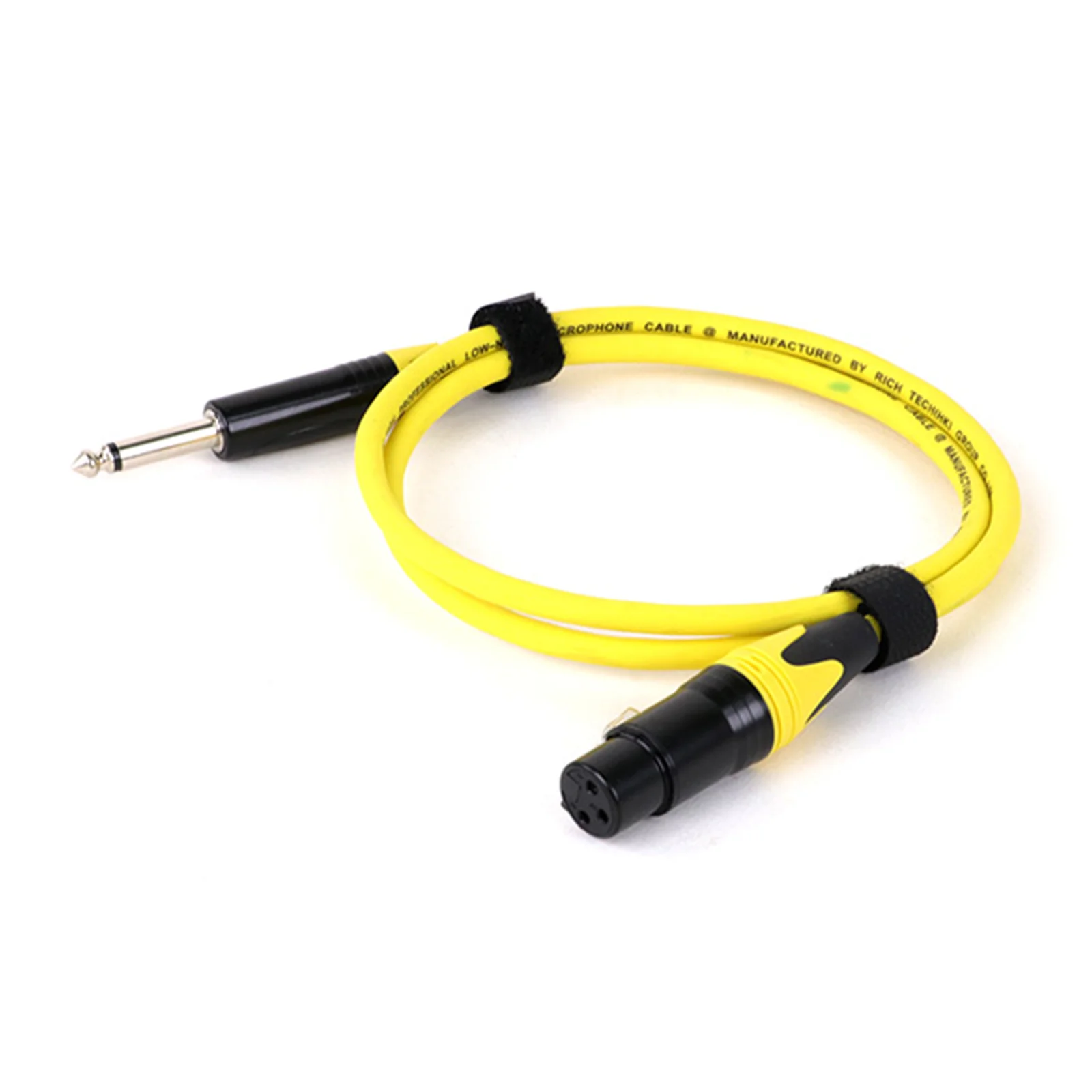 XLR to 6.5/6.35mm TS Mono Jack AUX Audio Cable Microphone XLR Female Balanced Analog Audio Cord for Speaker Amplifier Mixer