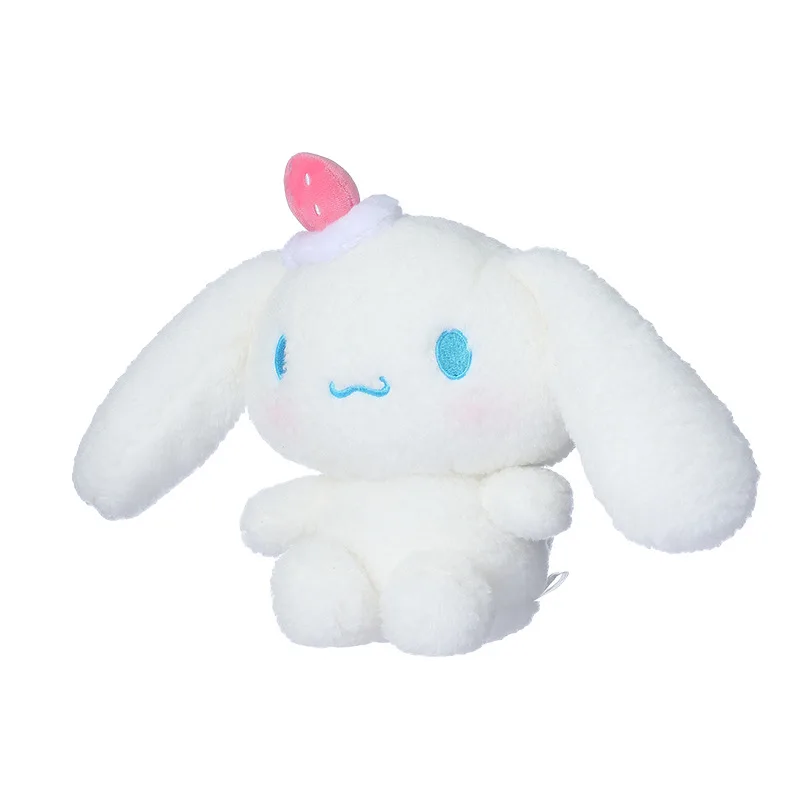 Sanurgente My Melody Cinnamoroll Peluche, Jouet de dessin animé mignon, Compagnon de fille, Oreiller de canapé, Ornements de chambre, Cadeaux de vacances