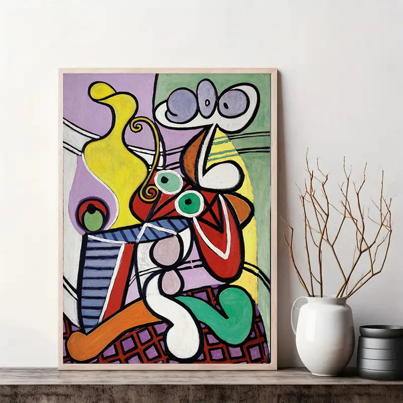 Abstract Picasso Poster Print Classic Vintage Wall Art Canvas for Home Living Room Home Decoration