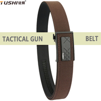 TUSHI New Metal Automatic Buckle Nylon Tactical Belts For Men Adjustable Trousers Waistband Outdoor 3.8cm Sports Belt Quick Dry