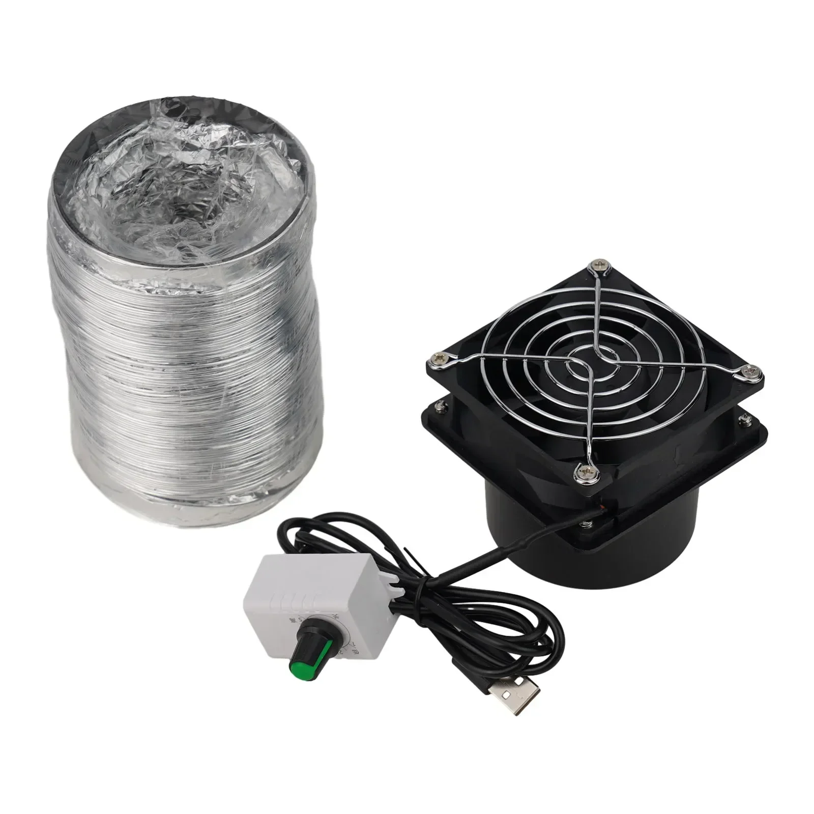 Smoke Absorber Exhaust Fan Duct Air Ventilation Fume Extractor Fan USB Adjustable Speed Kitchen Plastic Welding Accessories