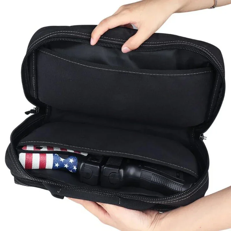 

Тактический карман для пистолета, кобура, скрытый карман для хранения пистолета и магазина, портативная универсальная сумка GL 17 19