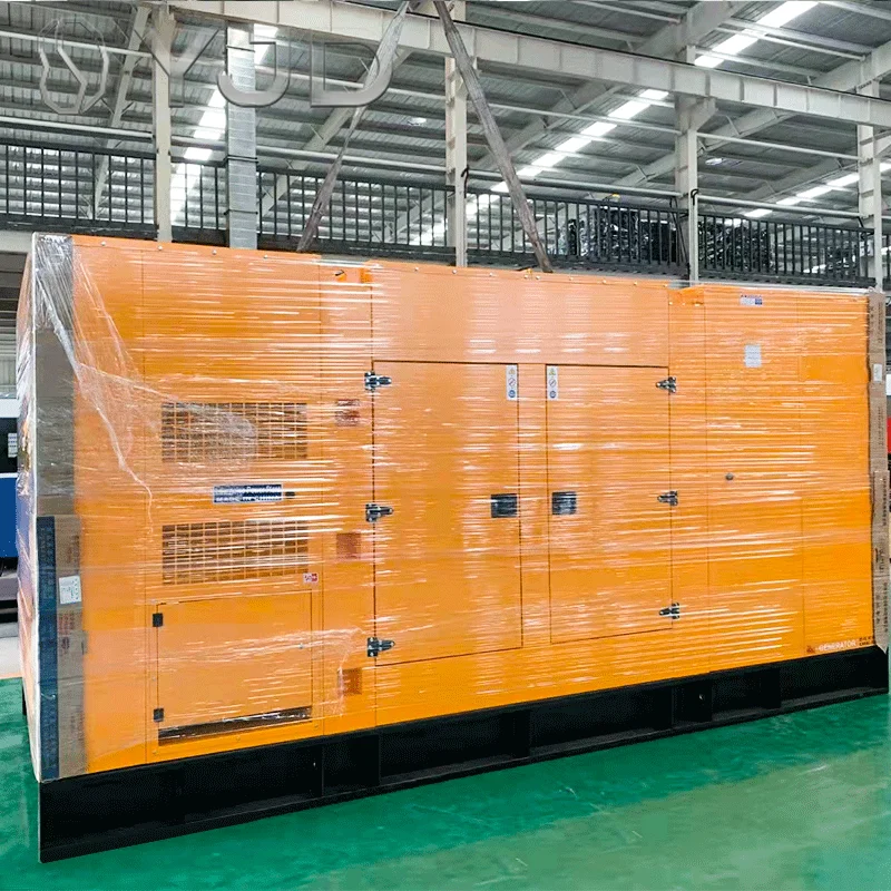 150KW Three Phase Silent Diesel Genset Super Silent Canopy for Hotel Villa Backup