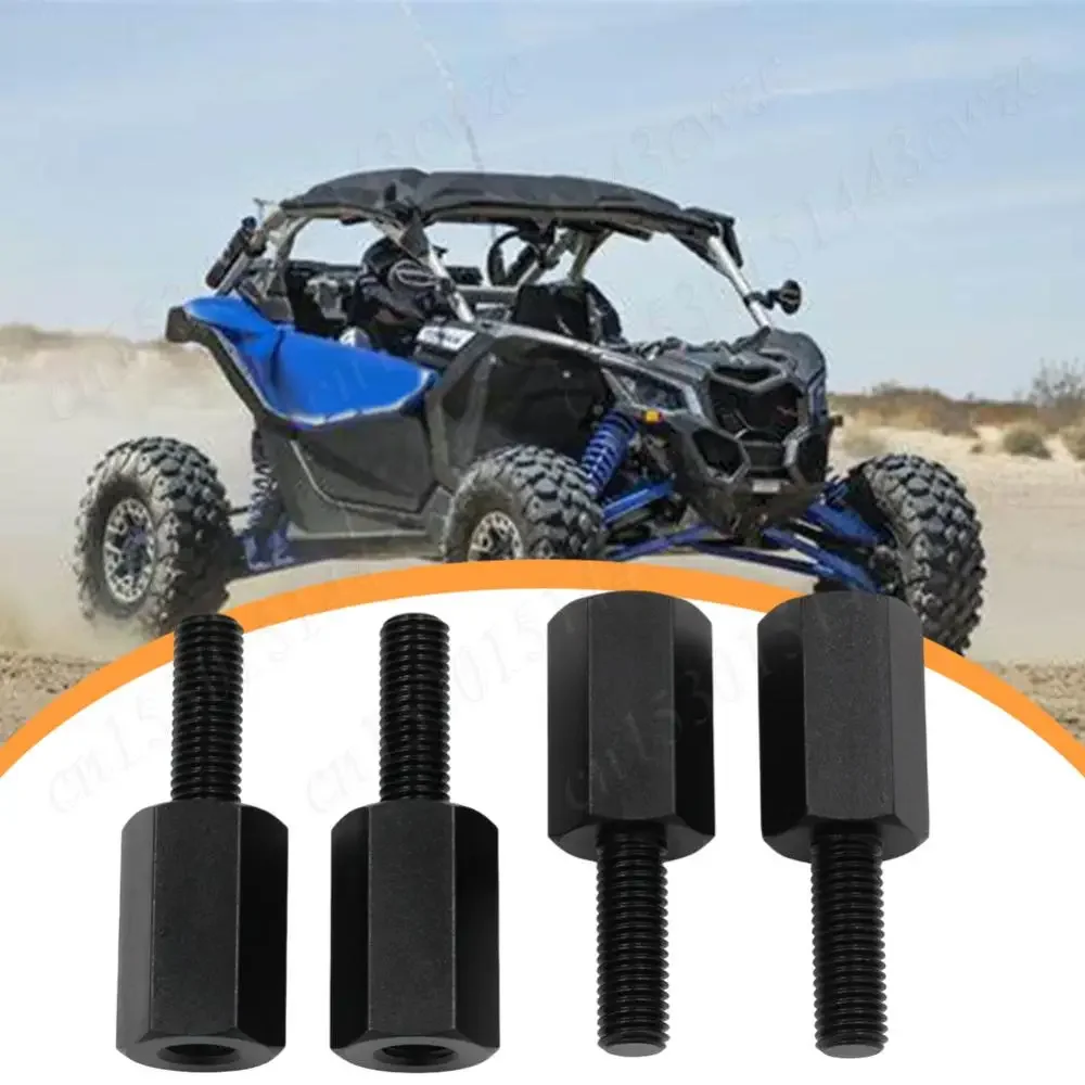 4-teiliges UTV-Sitz-Riser-Kit, Sitz-Lift-Up-Riser, schwarze Aluminium-Halterung, passend für Can Am Maverick X3 ATV-Sitz-Riser-Lift-Montagesatz